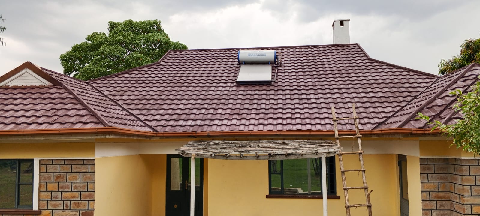 Restored roof after Focus Roof Paint